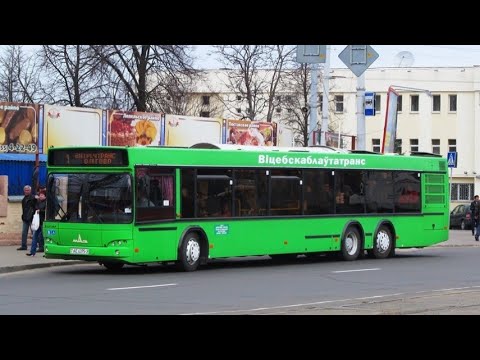 Видео: Информатор Витебского автобуса №1 Витебскречтранс-поселок ольгово