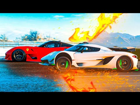 Видео: СРАВНЕНИЕ САМЫХ БЫСТРЫХ МАШИН В FORZA HORIZON 5 vs 4