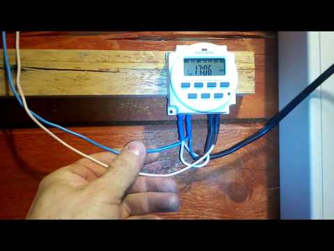 Видео: Монтаж SINOTIMER TM618N-2 для регулирования света у перепелов