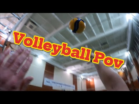 Видео: Мяч в лицо попал, продолжили играть!) Волейбол от первого лица!) #volleyball #волейбол 