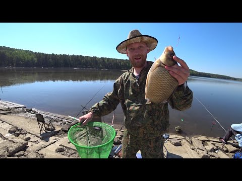 Видео: Рыбалка в мае 2020 на озере Бузим. ОГРОМНЫЙ КАРАСЬ.