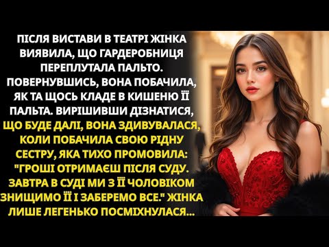 Видео: Після вистави жінка отримала чуже пальто несподівана помилка у гардеробі