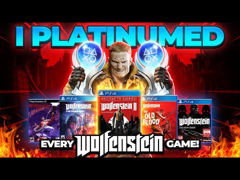 Видео: Я получил платиновый статус во всех играх серии Wolfenstein.