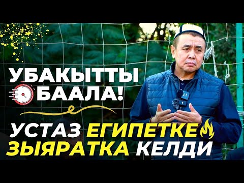 Видео: Убакытты баала! Устаз Абдишүкүр ажы Нарматов. ЕГИПЕТ Каир шаары.