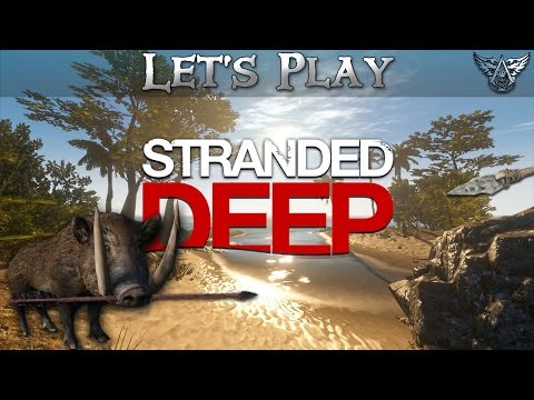 Видео: Stranded Deep - Добываем воду и охотимся на кабанчика