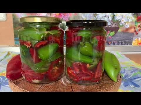 Видео: Пикантни сурови чушки в буркани