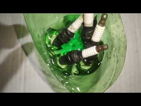 Видео: Как очистить свечи от нагара такого ты не видел 100% результат за 20 минут