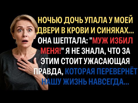 Видео: ЧАС НОЧИ. МОЯ ДОЧЬ УПАЛА У МОЕЙ ДВЕРИ, ИЗБИТАЯ И СЛОМЛЕННАЯ. ОНА ВСХЛИПЫВАЛА: «МУЖ ИЗБИЛ МЕНЯ..