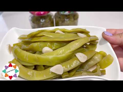 Видео: Qış tədarükü,Lobya turşusu.Çox sadə üsulla möhtəşəm ləzzət.Taze fasulye turşusu.Маринованный фасоль.