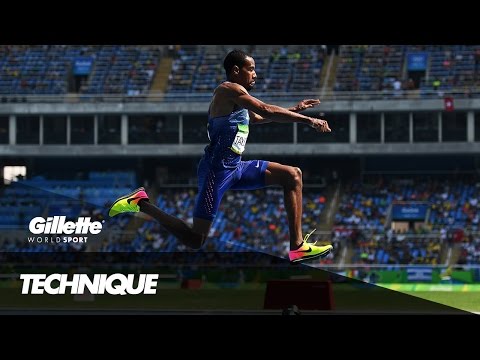 Видео: Техника тройного прыжка с олимпийским чемпионом Кристианом Тейлором | Gillette World Sport