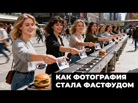 Видео: Фотография стала фастфудом? Проблема современного рынка фотографии. Как мы пришли к этому?