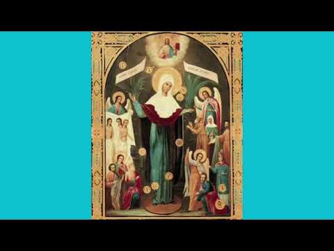 Видео: чтение  первого  КАНОНА  пред иконою ПРЕСВЯТОЙ БОГОРОДИЦЫ "Всех скорбящих РАДОСТЬ"