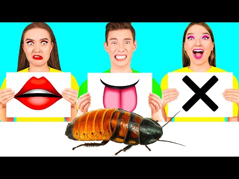 Видео: Откуси Лизни или Ничего Челлендж | Битвы с едой от TeenChallenge