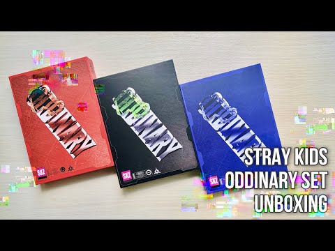 Видео: STRAY KIDS 'ODDINARY' limited + standart | Unboxing | Обзор | Распаковка | Анбоксинг