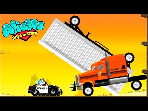 Видео: aliens drive me crazy #15 МОНСТР ТРАКИ диноробот тачки VIDEO cars game игра