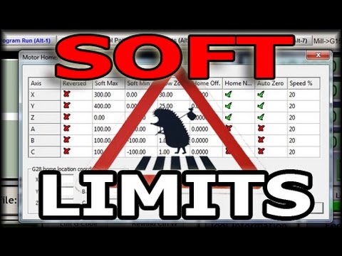 Видео: Пытаемся настроить программные ограничения передвижения осей на ЧПУ "СТРИЖ" (Soft LIMITS)