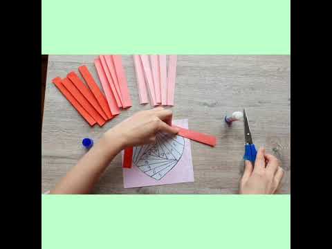 Видео: Сердечко в технике айрис фолдинг.  Стеба И.А.