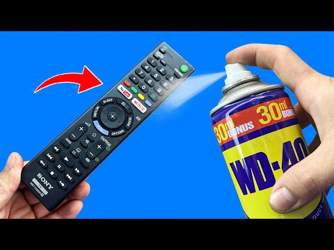 Видео: Возьмите обычный WD-40 и почините все пульты дистанционного управления в вашем доме