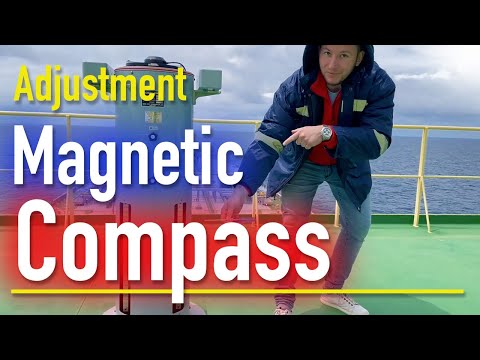 Видео: Magnetic Compass adjustment. Уничтожаем девиацию магнитного компаса на судне