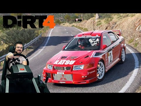 Видео: Навалил на Mitsubishi Evo 6 Tommi Makinen Edition в Испании - DIRT 4