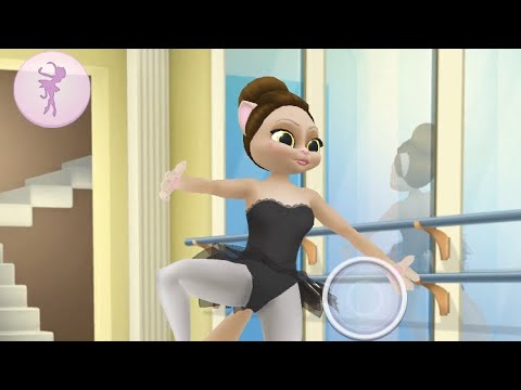 Видео: Эмма Балерина. Моя говорящая кошка. Level 10. Новый наряд
