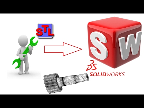 Видео: Как редактировать STL в SOLIDWORKS