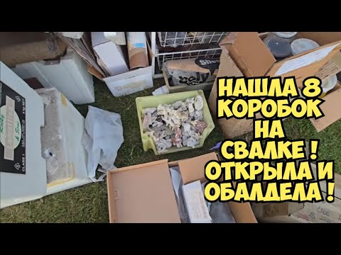 Видео: Я в шоке ! Нашла 8 коробок на свалке ! Открыла и ОбАлДеЛа . Это надо видеть ! Не мусорка антиквариат