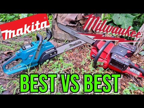 Видео: Лучшая бензопила Makita против лучшей бензопилы Milwaukee. Насколько они близки?