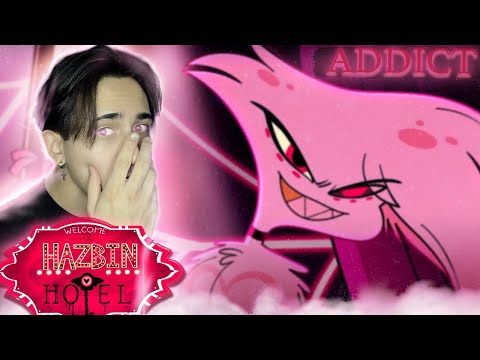 Видео: Отель Хазбин - ADDICT (Music Video) - HAZBIN HOTEL | Реакция