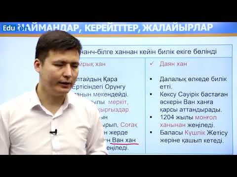 Видео: Наймандар. Керейіттер. Жалайырлар мемлекеттері