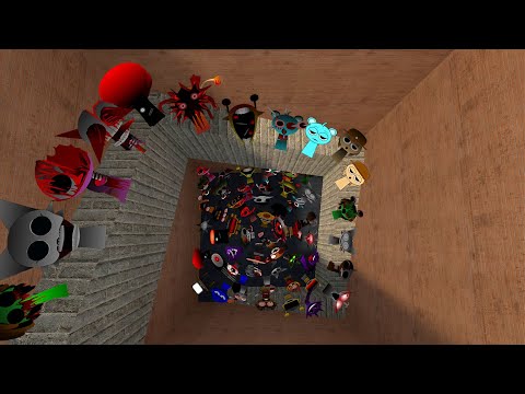 Видео: Кошмарный Спрунки Некстбот Преследуй меня в Лабиринте Gmod!