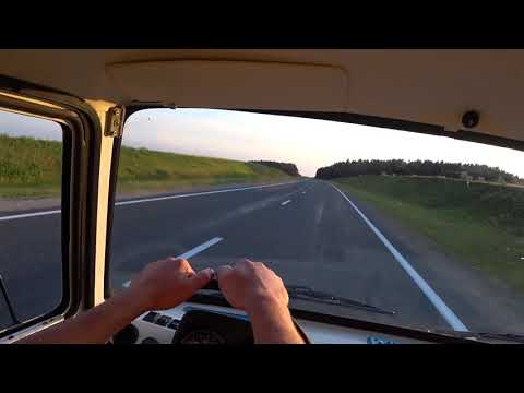 Видео: От первого лица в ретро бусе. Barkas B1000 на трассе★ Хранители истории