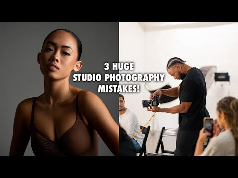 Видео: 3 ОГРОМНЫЕ ошибки студийной фотографии!