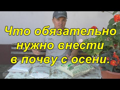 Видео: Два удобрения, которые обязательно вносим осенью в почву!