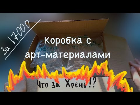 Видео: Распаковка посылки с арт-материалами с Blick