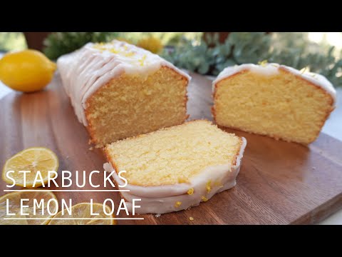Видео: Лимонный хлеб Starbucks 🍋☕️ Влажный и свежий - Легкий домашний лимонный торт