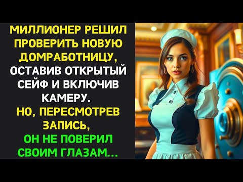 Видео: Миллионер проверил домработницу, оставив сейф открытым. То, что он увидел на камере, шокировало его…