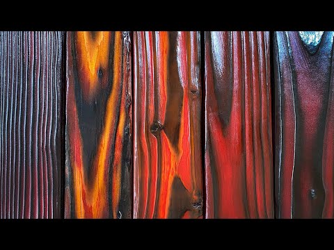 Видео: Как Shou Sugi Ban - Краситель для дерева против морилки