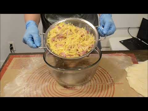 Видео: Домашний Ханым с Мясом Рецепт от Бабушки!Хочу извиниться за то,что не указала точные пропорции теста