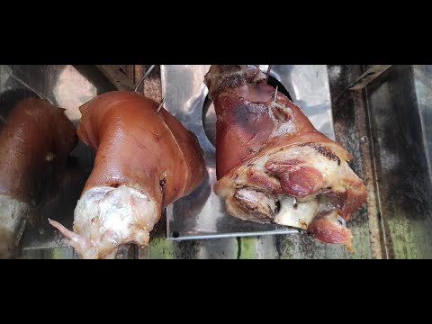 Видео: Рульки горячего копчения (варёно-копчёные).Коптим на даче.