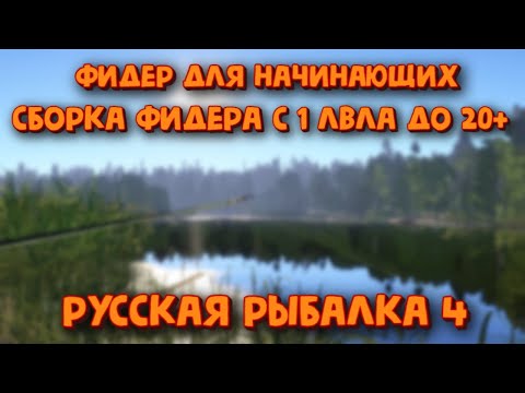 Видео: Сборка фидера. Как правильно собрать снасти для рыбалки. Сборка для начинающих. Русская рыбалка 4.