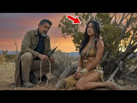 Видео: «Девушка-команчи, привязанная к дереву на растерзание диким зверям, пока пуля ковбоя не спасла