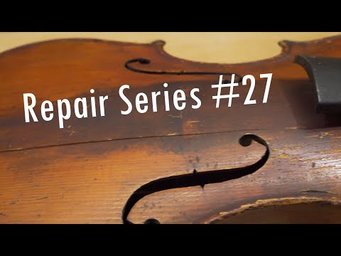 Видео: Ремонтная серия №27 — Эта скрипка требует внимания!
