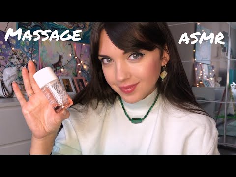 Видео: АСМР/ASMR Массаж лица/ Тихий голос/Face massage/spit painting