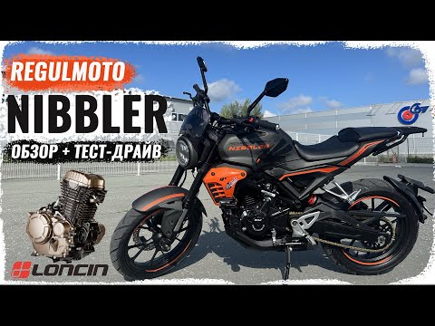 Видео: Regulmoto Nibbler - Дорожный, бюджетный мотоцикл с мотором Loncin FE300