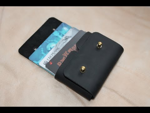 Видео: Визитница/Картхолдер на 20 карт