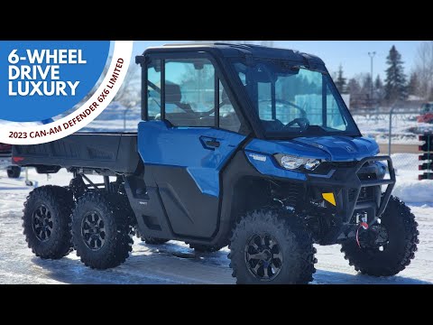 Видео: Обзор и осмотр Can-Am Defender 6x6 Limited 2023 года