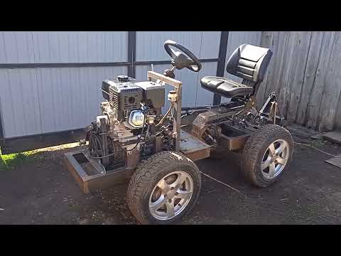 Видео: Минитрактор с телескопической ручкой