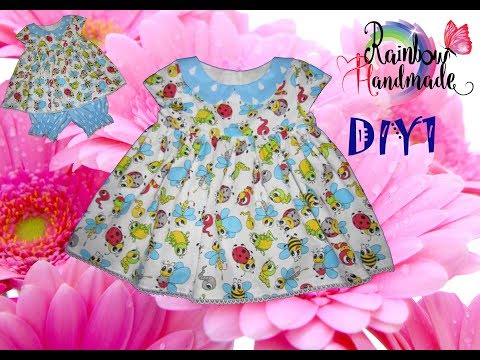 Видео: DIY: Комплект для девочки. Часть 1 -  туника /Set for girls. Part 1 - tunic