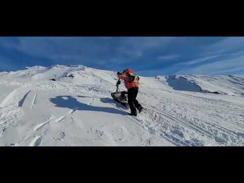 Видео: Проверка мотосноубордов Сибмастер Авачинским вулканом